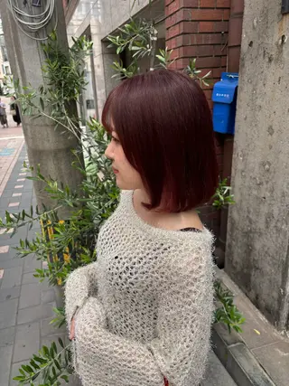 ミディアム カラー eMu🎀 🤍MIYU🤍のヘアスタイル