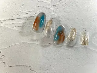 ネイル ⭐︎休業中の練習⭐︎ JNA認定講師髙橋のネイルデザイン