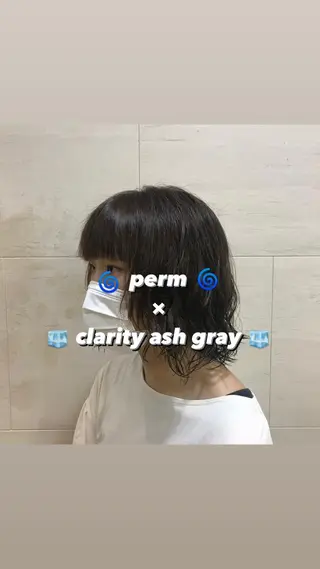 ショート カラー 茅ヶ崎パーマ特化/ スパイラル/ハルキのヘアスタイル