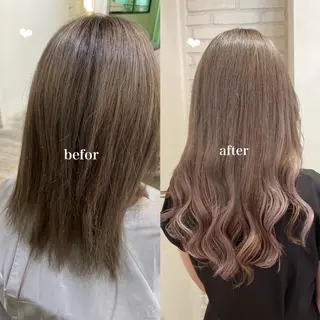 ロング エクステ/ハイトーン 🐏☁️miminaのヘアスタイル