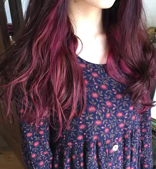 ロング カラー hair color salon noce所属・colorist kurumiのヘアスタイル