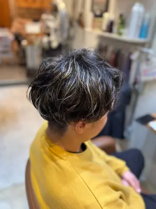 ショート カラー パーマ Hair Make  feel   フィール所属・森下 麻美子のマツエク・マツパデザイン