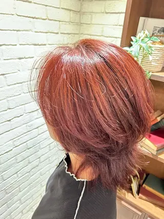 ミディアム 宇川 湧也のヘアスタイル