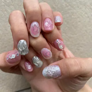 ショート カラー ヘアアレンジ ネイル マツエク・マツパ 💠AYANE /吉祥寺💠のマツエク・マツパデザイン