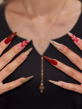 ネイル 8113 海外/y2k/韓国のネイルデザイン