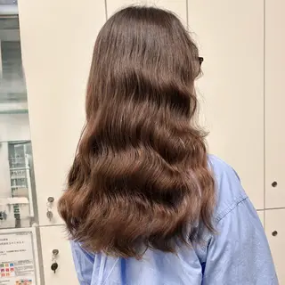 ロング パーマ YUKO/ 似合わせ韓国風パーマのヘアスタイル