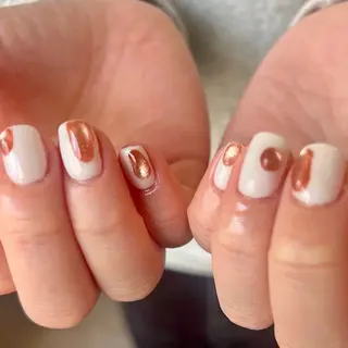 ネイル 個性派ニュアンス nuts nail所属・【池袋】nuts nail　なつみのネイルデザイン