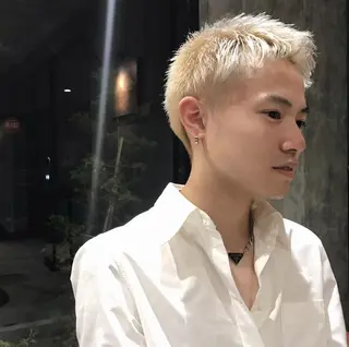 カラー パーマ 畑 雄貴のヘアスタイル