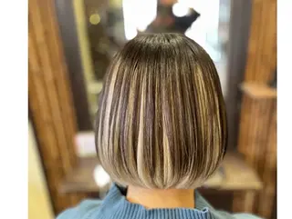 ミディアム 野地 渚のヘアスタイル