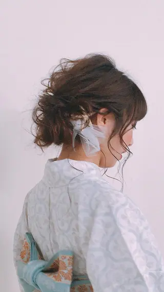 ミディアム ヘアアレンジ ✨🌿大人可愛い愛さ れhair🌿✨松本のヘアスタイル