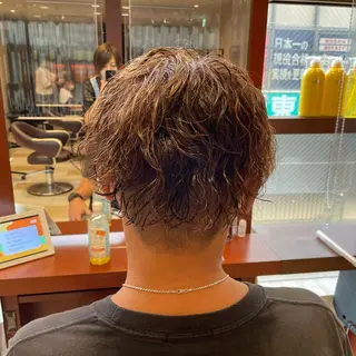 ショート カラー パーマ メンズ ツイスパ/メンズ特化 🦋𝑺𝑶𝑵𝑬のヘアスタイル