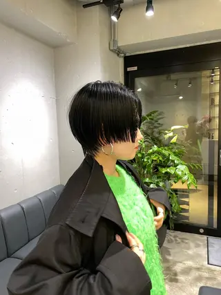 ショート nex the salon coall所属・🫧似合わせショート イシダ🫧のヘアスタイル