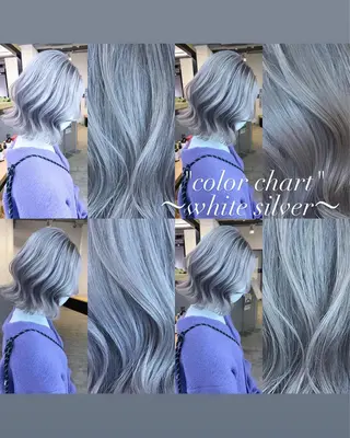 ミディアム カラー 💜ハイトーン💛 マジカルかいちゃんのヘアスタイル