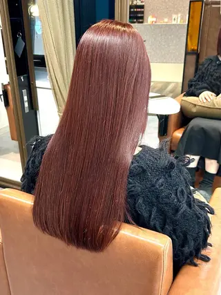 ロング 💎艶カラー+美髪 +髪質改善💎のヘアスタイル