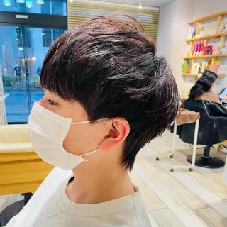 ショート メンズ すげさやか ✨メンズカットパーマのヘアスタイル