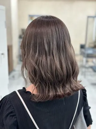 ミディアム カラー 🤍透明感カラー🤍 Moeのヘアスタイル