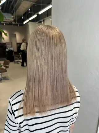 セミロング カラー ハイトーン/エクステ /🎀YUINA🎀のヘアスタイル