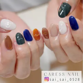 ネイル caress  nail カレスネイル　代々木上原所属・カレスネイル さいのネイルデザイン