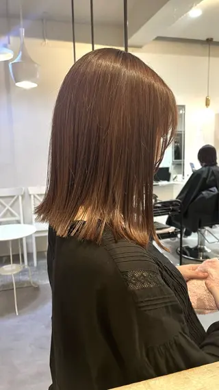 ミディアム カラー yuki／ Cielのヘアスタイル