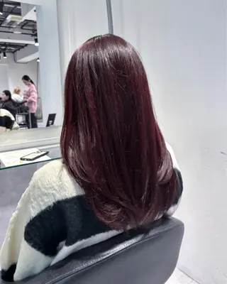 ロング カラー 表参道♡暗髪♡ 艶カラー♡アユミのヘアスタイル