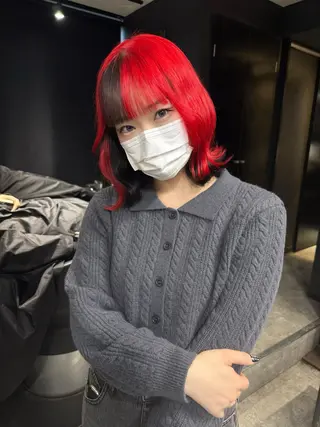 カラー ももか bAteAuのヘアスタイル