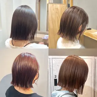 ショート カラー 神戸ボブ✂️ ioe三宮/田 伸佳のヘアスタイル