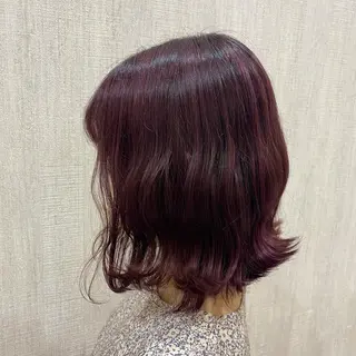 ミディアム カラー 🫧透け感⋆艶髪💎 山口アヤカのヘアスタイル