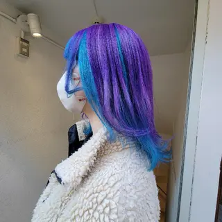 セミロング 🇰🇷透明感×ハイ トーン🌟tomoのヘアスタイル