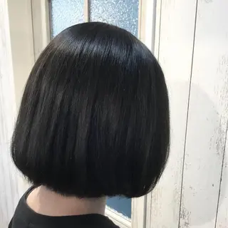 ミディアム カラー パーマ 金崎 新吾のヘアスタイル