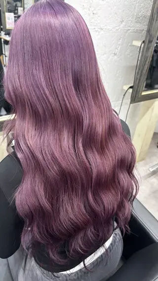 ロング カラー ハイトーン/ダブル カラー/akihoのヘアスタイル