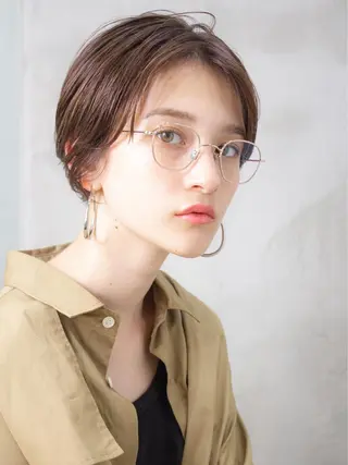 ショート カラー 🉐レイヤー/塩見 弘樹🉐渋谷のヘアスタイル