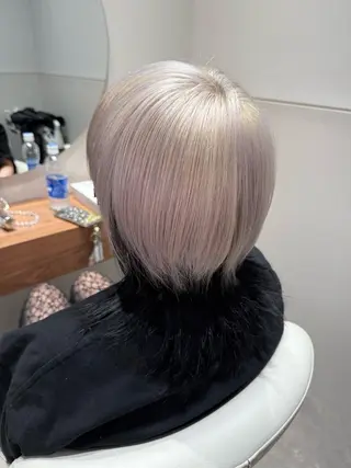 ミディアム カラー オタク美容師💟 チバコナツのヘアスタイル