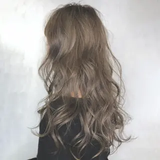 ロング カラー パーマ ヘアアレンジ ITbyALBUM 浦和店のヘアスタイル