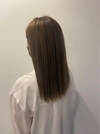 セミロング なかむら ゆきのヘアスタイル