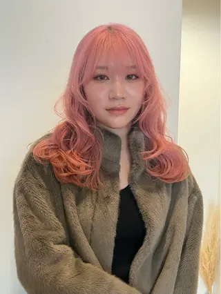 ロング カラー hiyori /ハイトーンカラーのヘアスタイル