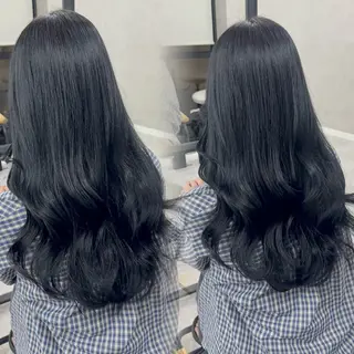 ロング カラー 赤み無し柔らかカラー 【梅田】madokaのヘアスタイル