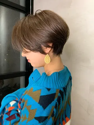 ショート カラー 🉐レイヤー/塩見 弘樹🉐渋谷のヘアスタイル