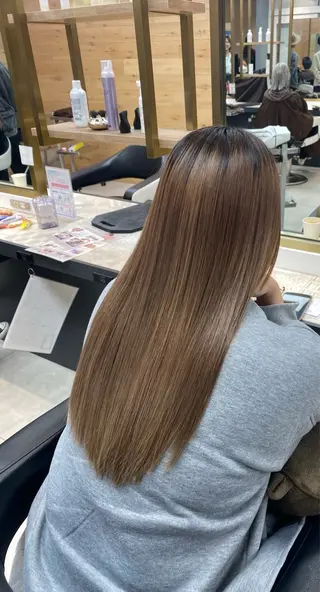 ロング ヘアアレンジ 水野 帆那のヘアスタイル