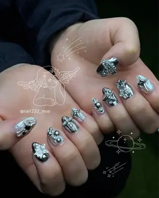 ネイル ⟡.*222⋰˚☆ MöEのネイルデザイン
