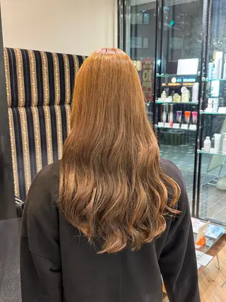 セミロング カラー 伊藤 裕太郎のヘアスタイル