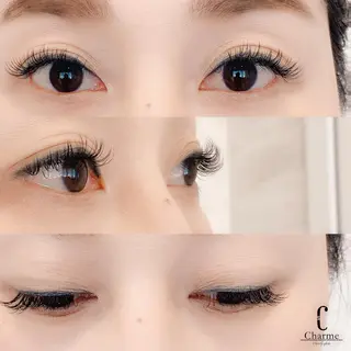 マツエク・マツパ 完全個室‼︎Charme(シャルム)美容室併設eyelashサロン所属・【Charme 】 シャルムのマツエク・マツパデザイン