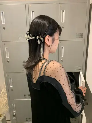 ヘアアレンジ ブリーチ/アレンジ 天満/chihiroのヘアスタイル