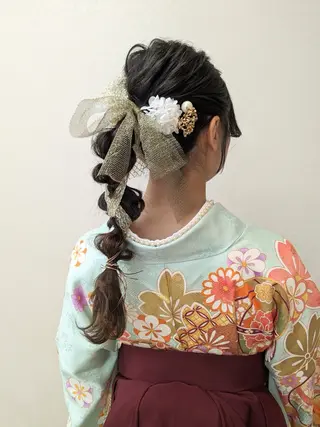 ヘアアレンジ bright所属・miku ヘアセット/着付けのヘアスタイル