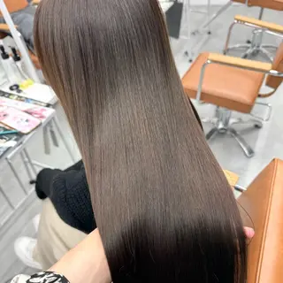 ロング カラー ヘアアレンジ ブリーチなしカラー /ベージュ/安形翔のヘアスタイル