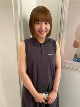 ショート カラー riria/ボブ /ブラウンカラー🎀のヘアスタイル