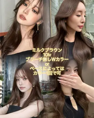 ロング カラー 中韓🇨🇳🇰🇷 🤍TAKAHIROのヘアスタイル