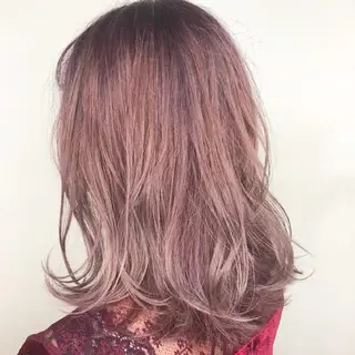 ミディアム カラー 竹内啓太 ボブのヘアスタイル