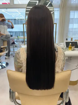 ロング リン🔔ボブ cut ベージュカラー🤎のヘアスタイル