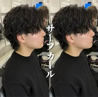 ショート カラー パーマ ヘアアレンジ メンズ 亀井隆汰/メンズ専門 パーマ特化美容師のヘアスタイル