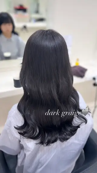 カラー ベージュ・ラベンダー カラー🎀りりのヘアスタイル